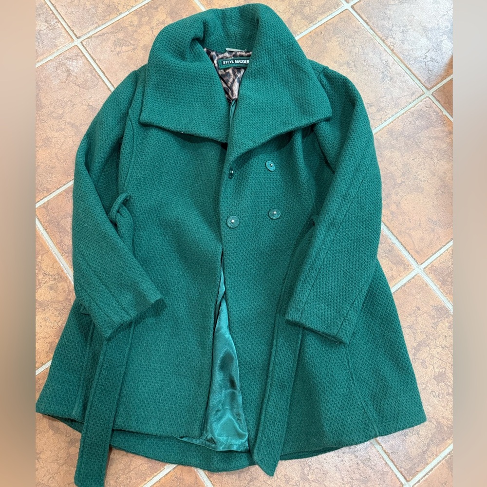 Green Women's Pea Coat